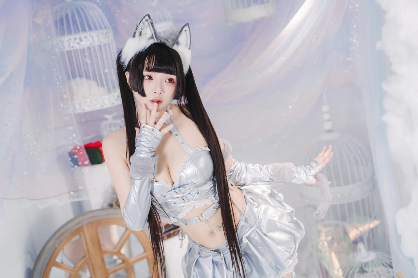 落落Raku - No.058 Malymoon銀狐 [19P-328MB] tg@simisebaisi 【丝足阁】003.webp